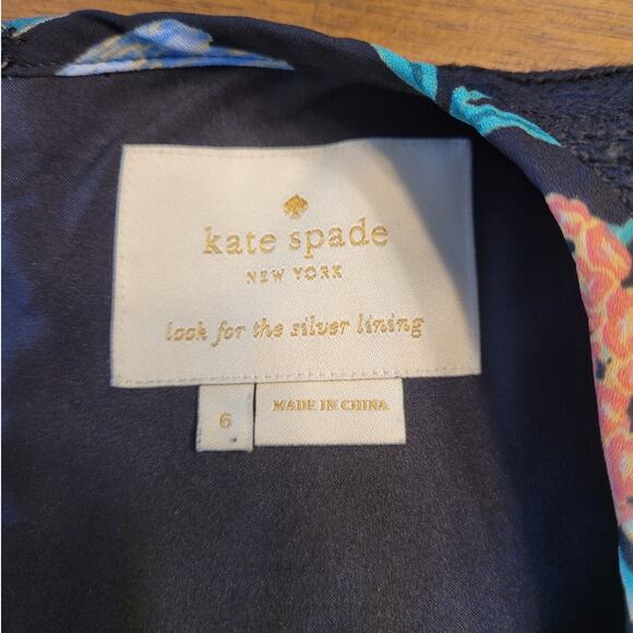 Kate Spade Women’s Tweed Fit & Flare Dress – Size 6 Blossom Black | NWOT - Picture 7 of 13